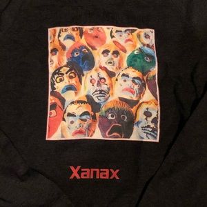 😬Faces of XANAX pullover🙃